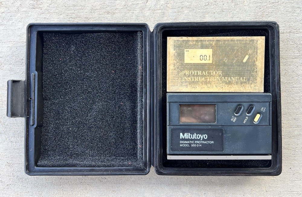 MITUTOYO 950-314 Digital Digimatic Protractor Used