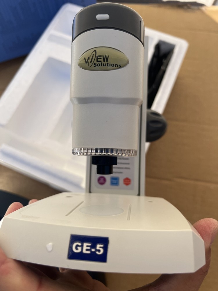 View Solutions GE-5 Digital Microscope High-Definition Image Old Stock NEW!