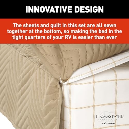 Easy Zzzs RV Bedding Set - King, Tan