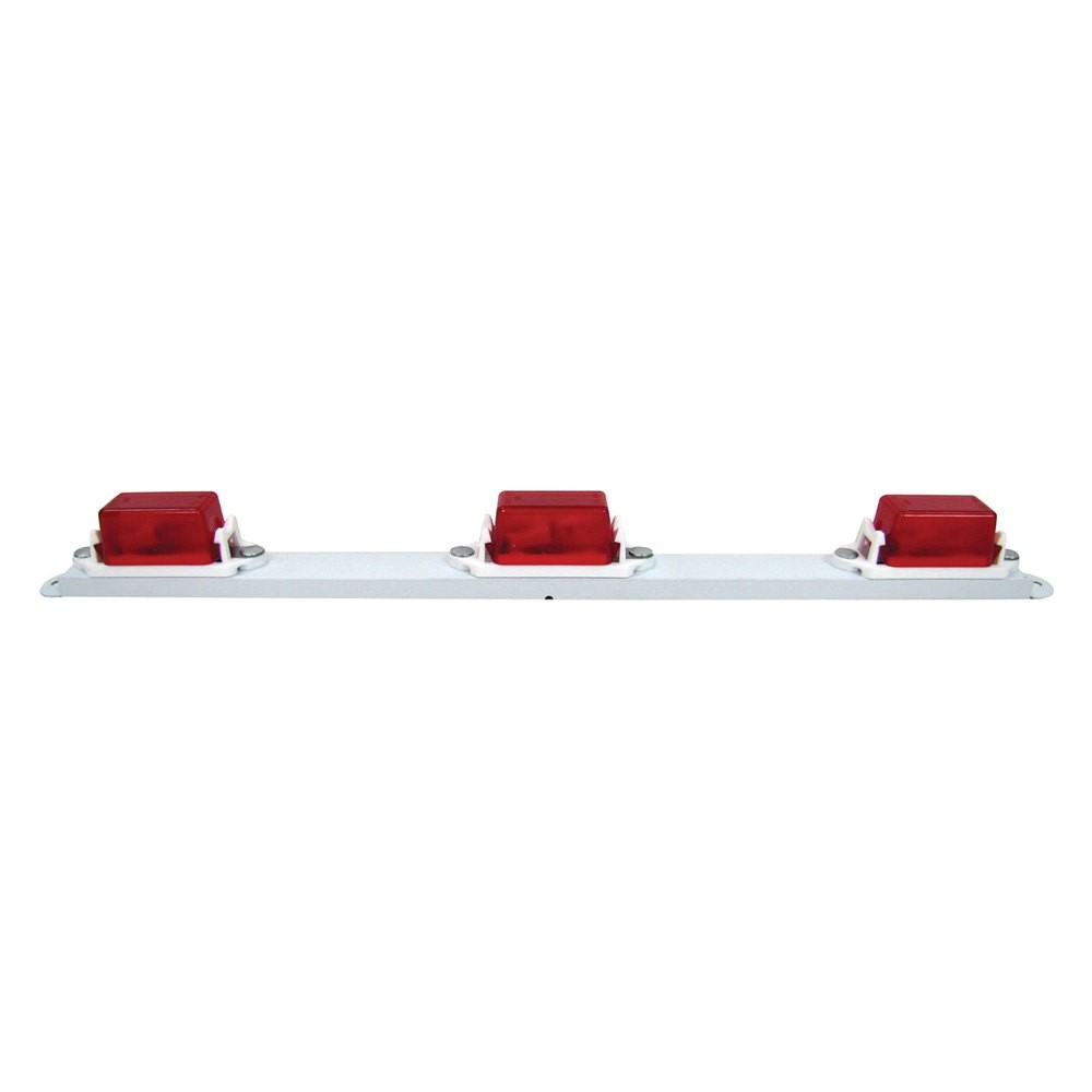 107 Series 16.63" Red Rectangular Bolt-on Mount Identification Light Bar