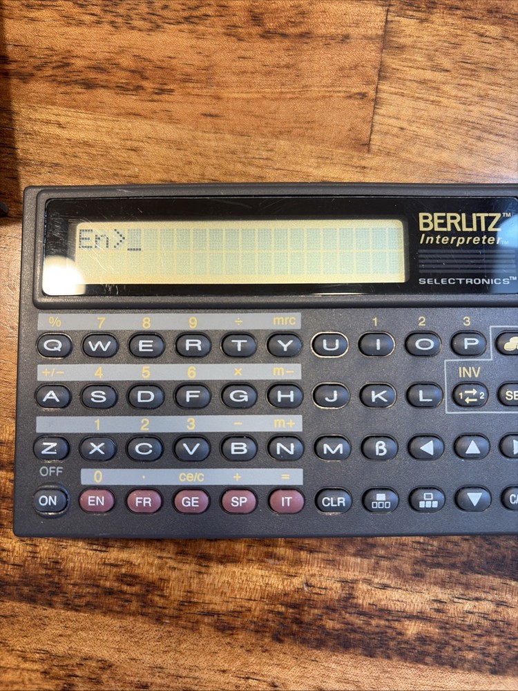 Berlitz Interpreter Works Perfect