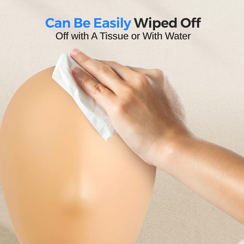 SereneLife Professional Plastic Mannequin Head -Durable Wig Stand Display (Skin)