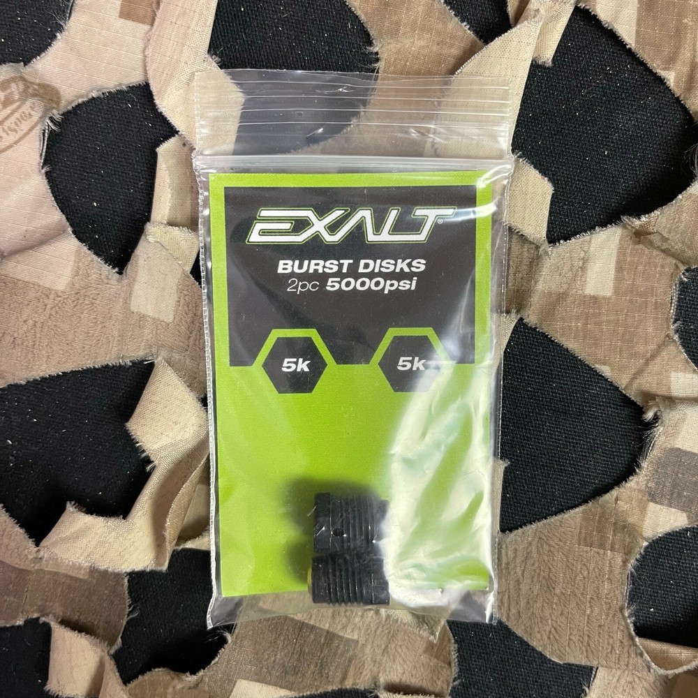 NEW Exalt Burst Disk - 2-Pack - 5000 PSI - Black