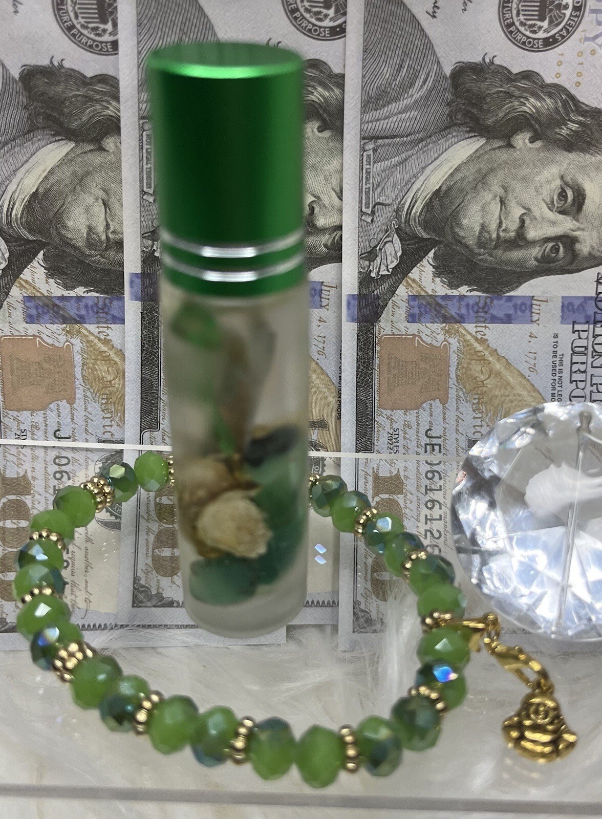 ✨”I’M RICH B*TCH”✨•Money Drawing•Conjure Spell Oil + TALISMAN•VOODOO•HOODOO