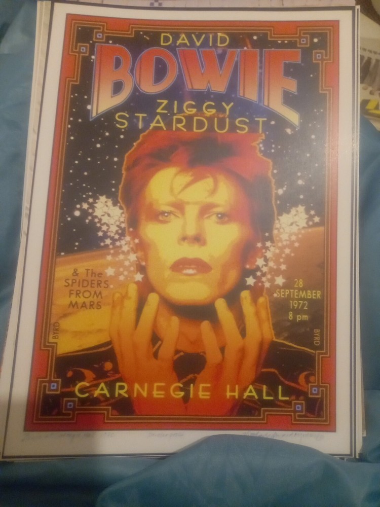 David Bowie A4 Repro Print