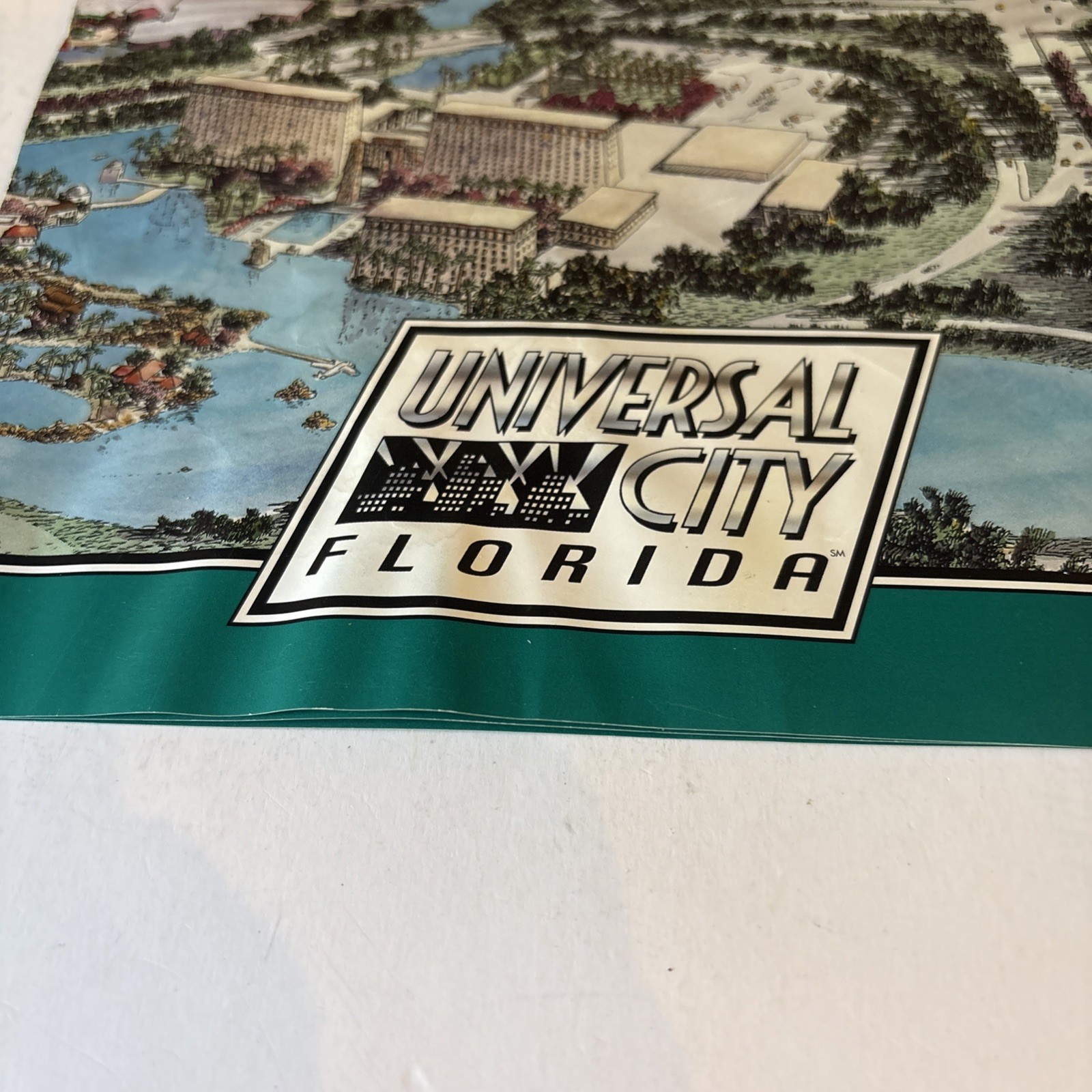 Vintage Universal City Florida Pre Islands of Adventure Brochure Map RARE