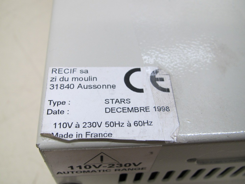 Recif S.A. STARS A9630 N° 140 Wafer Sorter / Handler Computer Robot Controller