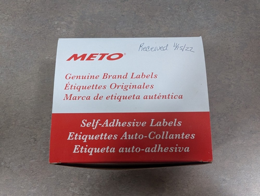 Meto genuine brand labels