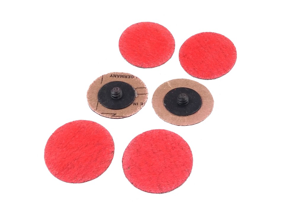 2" or 3" Quick Change Roll On Premium Ceramic Type R Sanding Discs