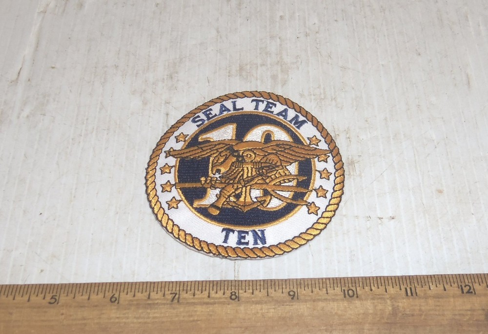 Large US Navy - Seal Team Ten Embroidered Patch