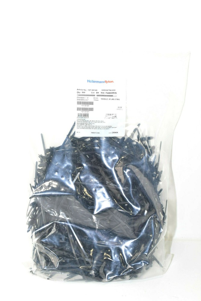 2,500 - HellermannTyton 157-00140 Fir Tree Cable Tie Mounts - T50SOSFT6LG-E2
