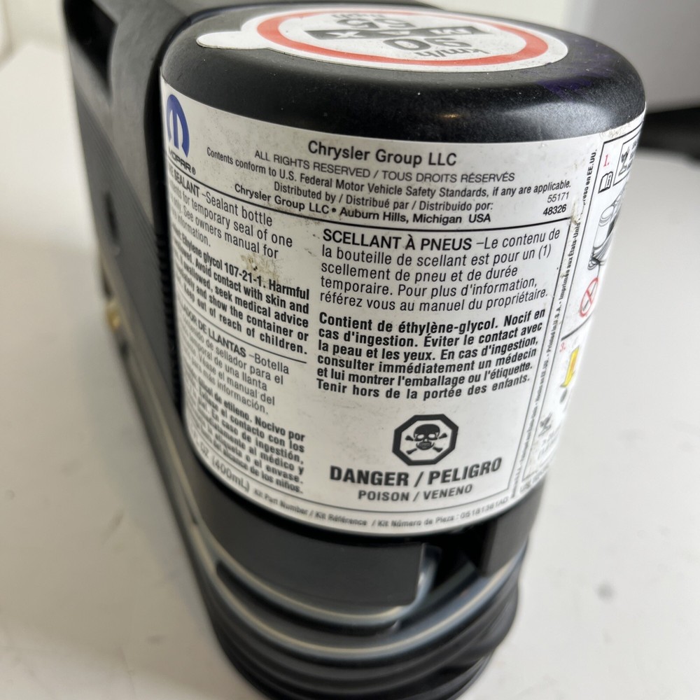 2016 Dodge Caravan Air Pump Tire Compressor Mopar OEM