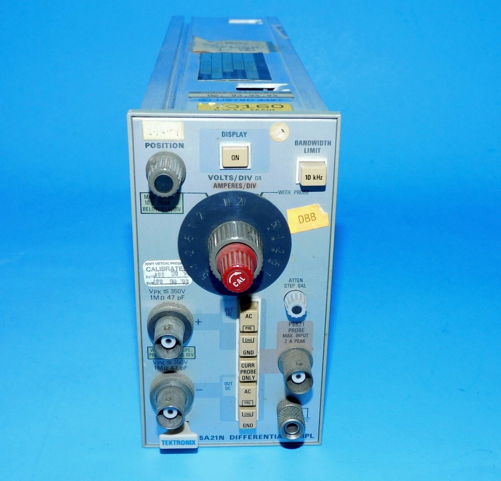 TEKTRONIX 5A21N DIFFERENTIAL AMPL PLUG-IN MODULE