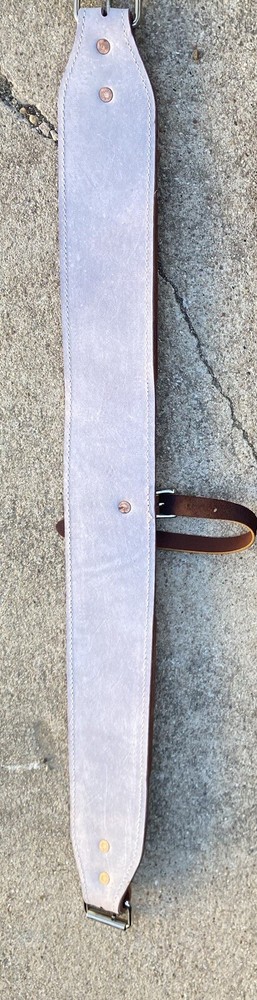 back cinch leather