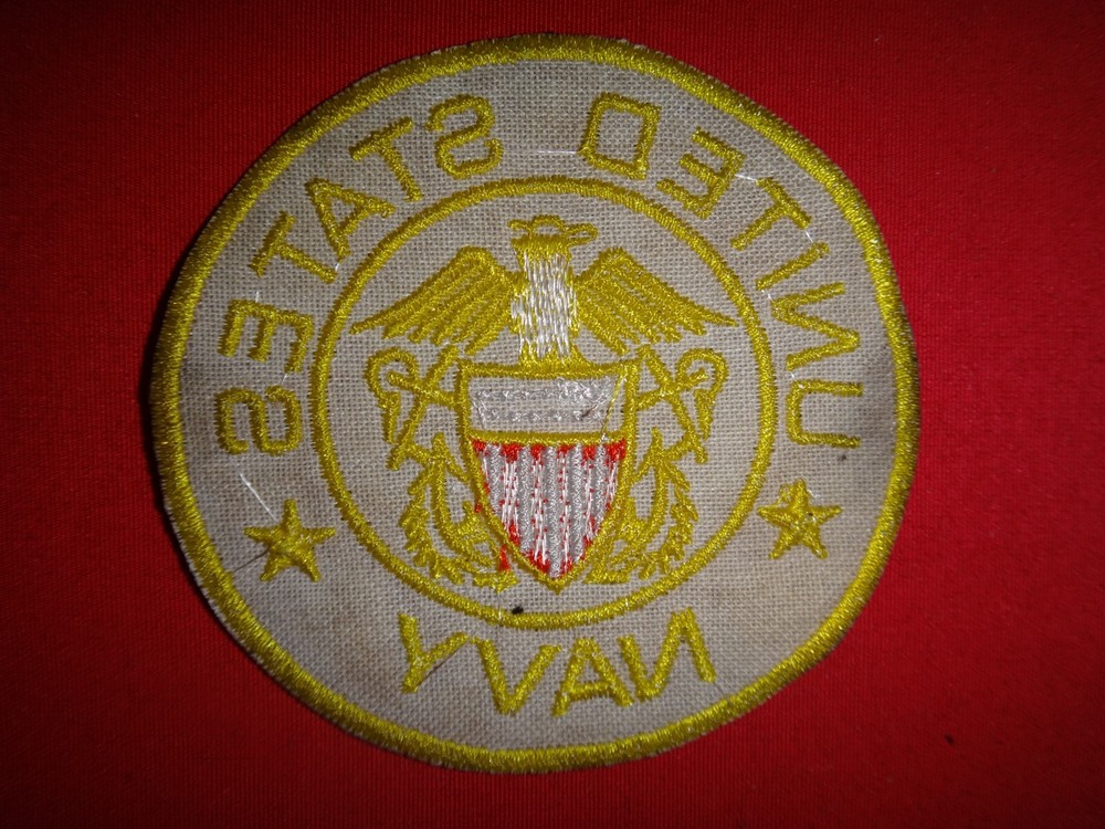 UNITED STATES NAVY Machine Embroidered Pocket Patch