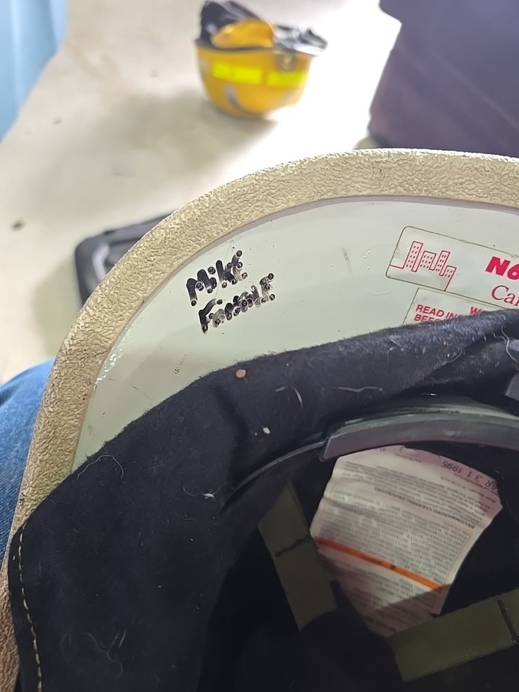 Retired Firefighter Helmet