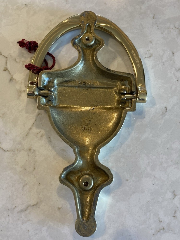 RICHARDS Family PERSONALIZED Engraved Door Knocker Solid Brass Spain