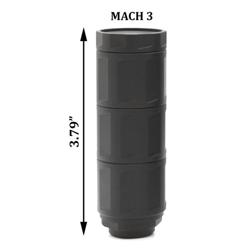Kaw Valley Precision MACH 3 Modular Linear Comp with 9/16X24 TPI Thread Adapter