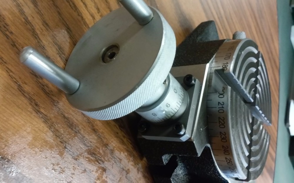 3" HORIZONTAL & VERTICAL PRECISION ROTARY TABLE, Part#TTSL-75- NEW