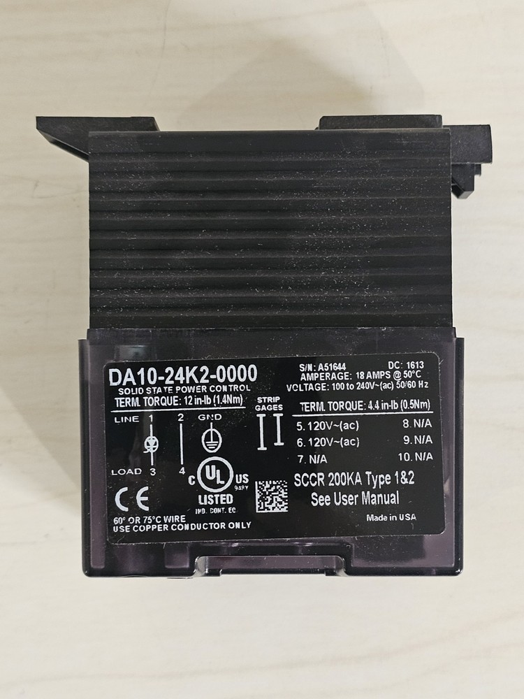 Watlow DIN-a-mite Solid State Power Control DA10-24K2-0000