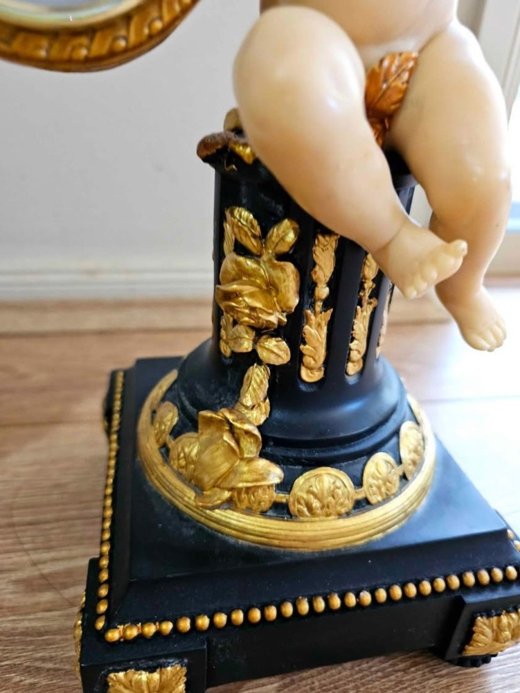 French Style Cherub Clock