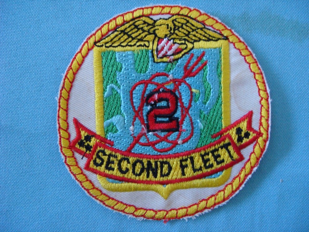 PATCH US NAVY UNITED STATES 2nd SECOND FLEET