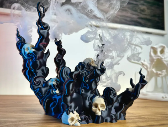 Creepy Halloween themed Controller Stand