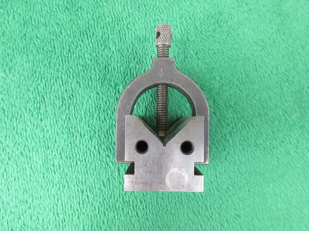 Marked ES V-Block w/ Clamp Machinist Tool