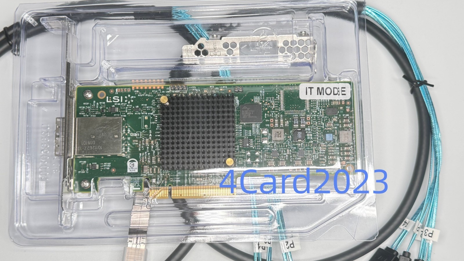 Genuine LSI 9300-8e IT Mode 8-Port 12G SAS HBA w 2*SFF-8644 SATA Cable US