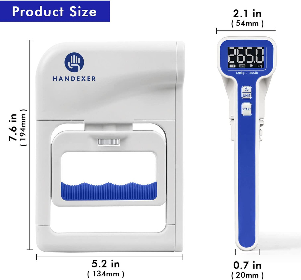 Digital Hand Dynamometer For Grip Strength Testing And Training NEW