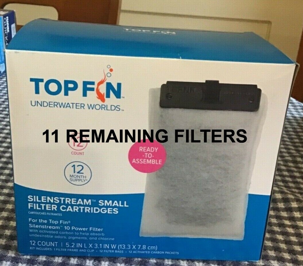 Topfin Silenstream small filter cartridges 11 count FAST SHIP