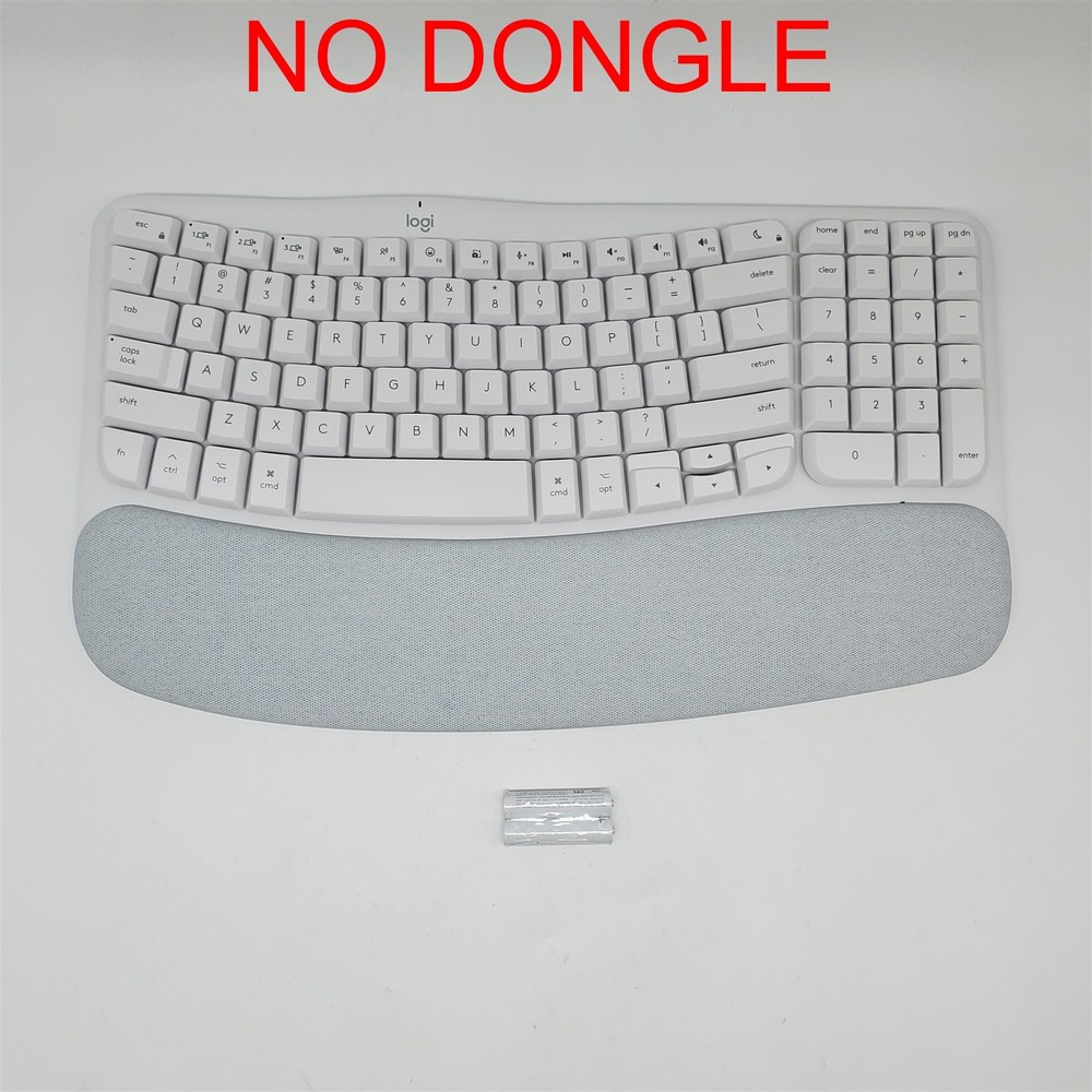 Logitech Wave Keys for Mac, Wireless Ergonomic Keyboard *NO DONGLE*