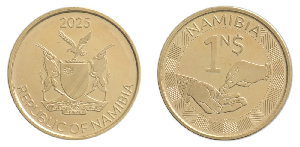Namibia 1 Dollar, 2025, N #482550, Mint