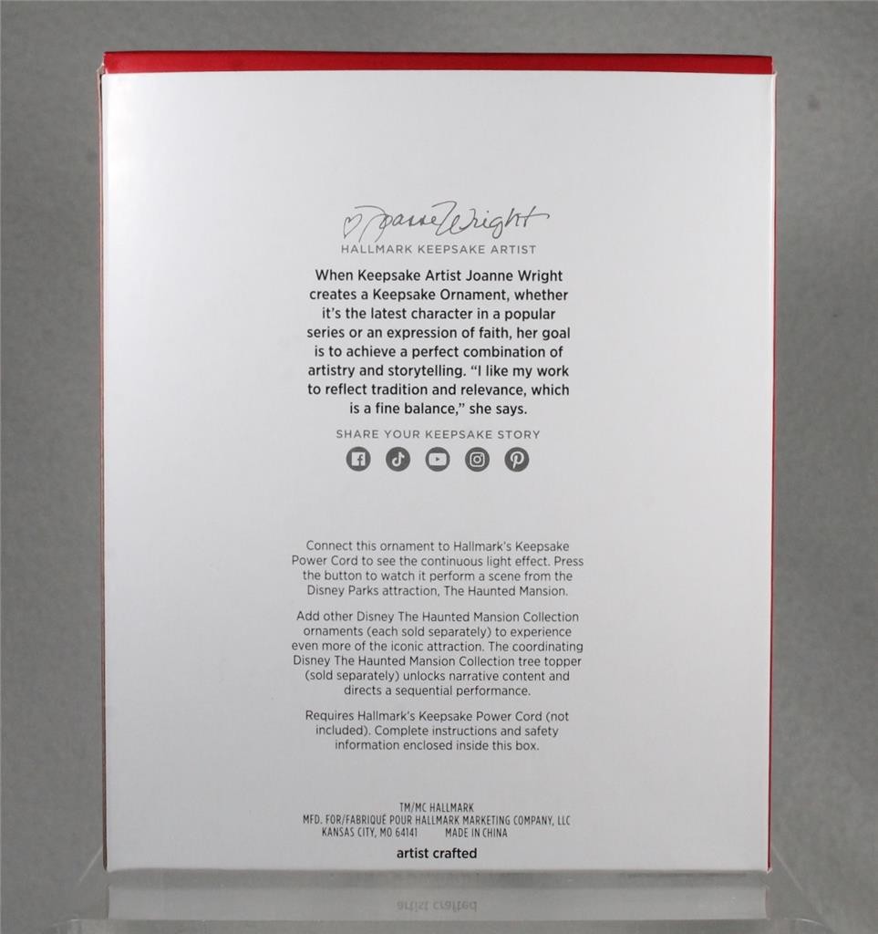 2025 Hallmark Ornament - THE SINGING BUSTS - Disney Haunted Mansion - NIB