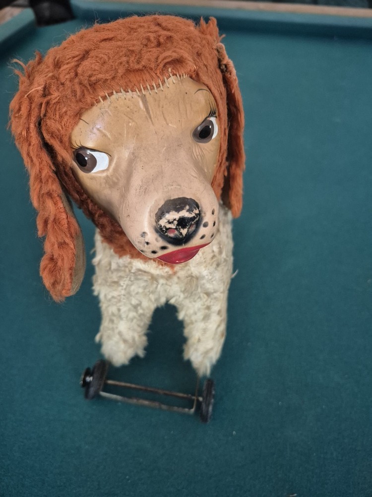 Charming Vintage Dog Pull Toy, 1930s–40s