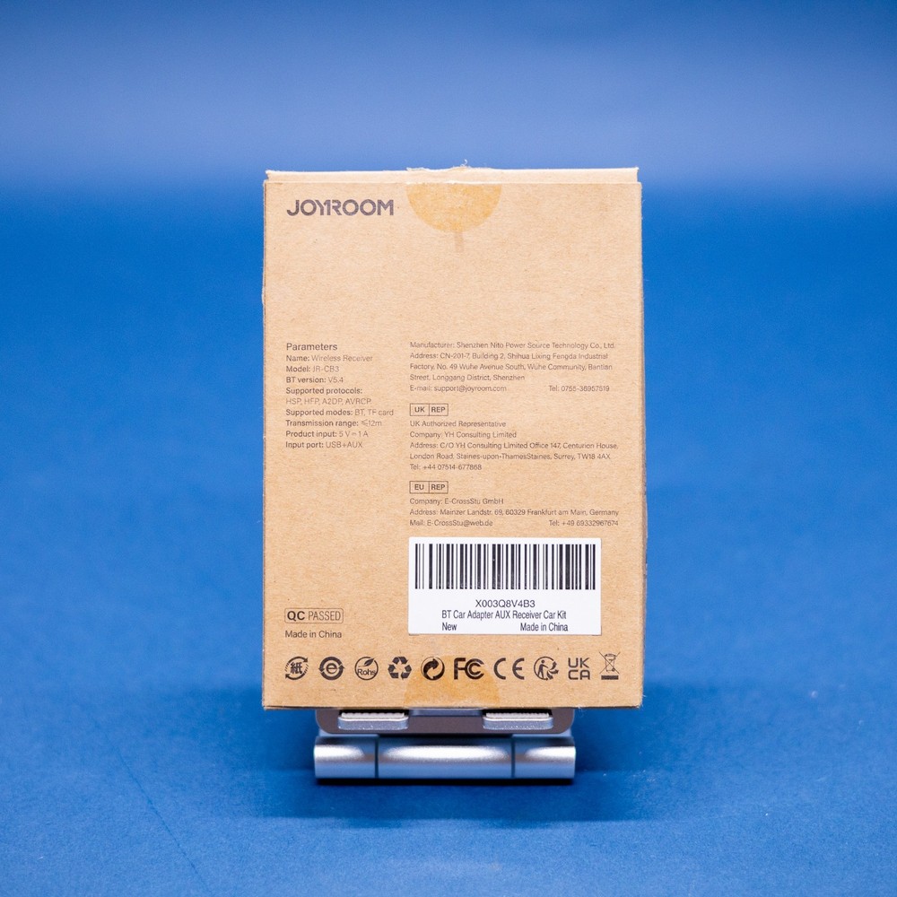 JOYROOM JR-CB3 Bluetooth 5.4 Car Wireless Receiver, JR-CB3