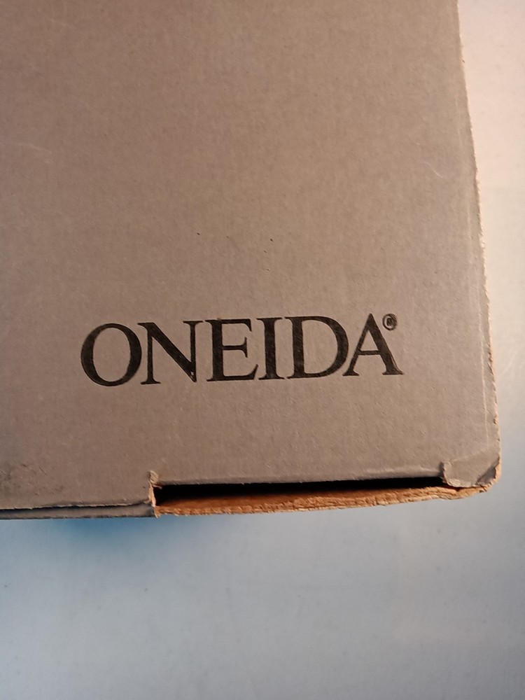 Vintage Jefferson Oneida Silverplate Compote Beaded Edge Trim With Original Box