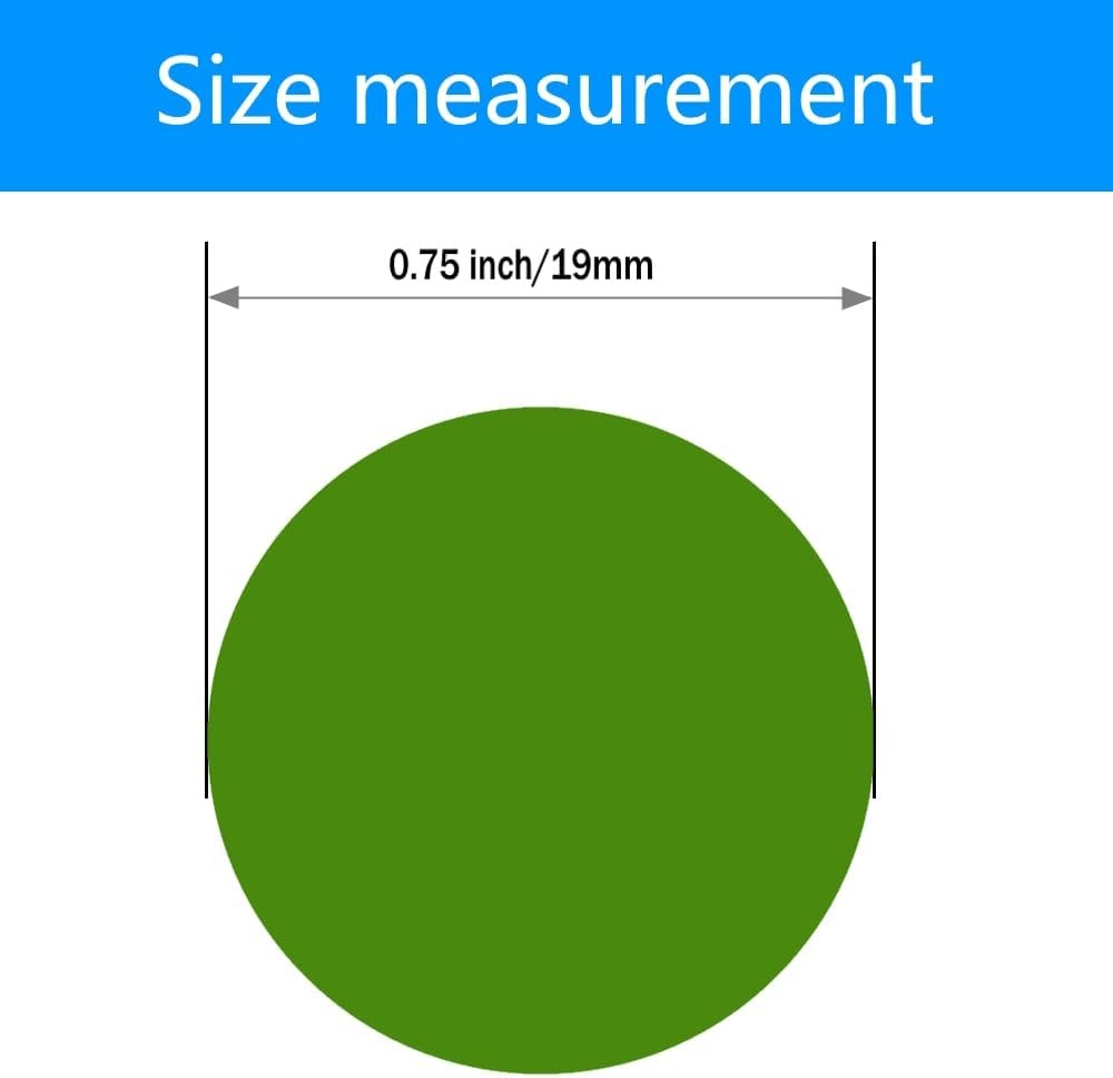 4200 Pieces 3/4" Colored Dot Stickers Color Coding Labels 0.75 Inch, Multiple