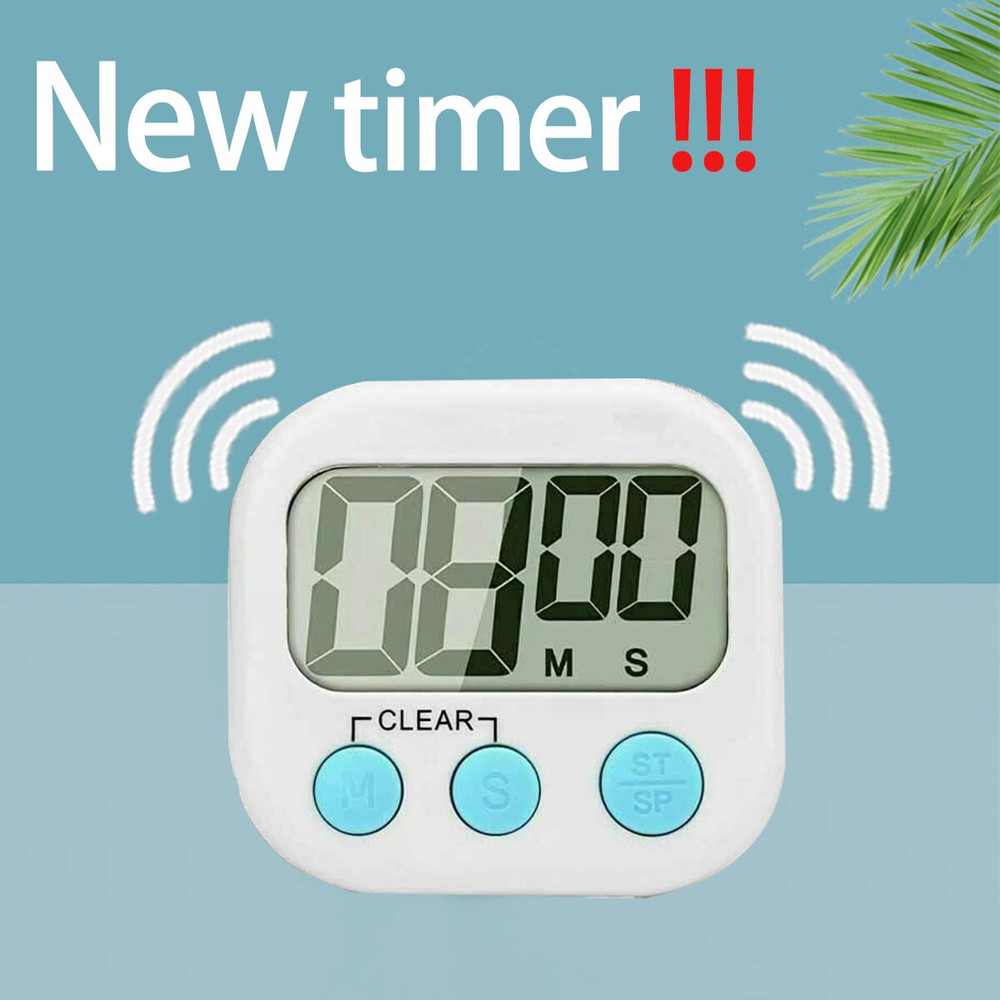 NEW Electronic Reminder Kitchen Countdown Timer Learn Baking Time Management