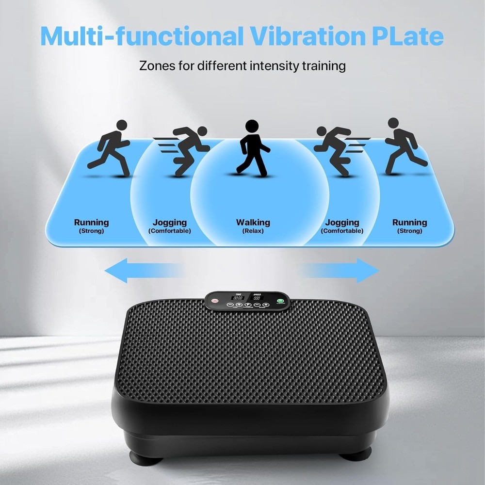 Remote-Controlled Vibration Plate - 99 Adjustable Speeds for Targeted Workouts