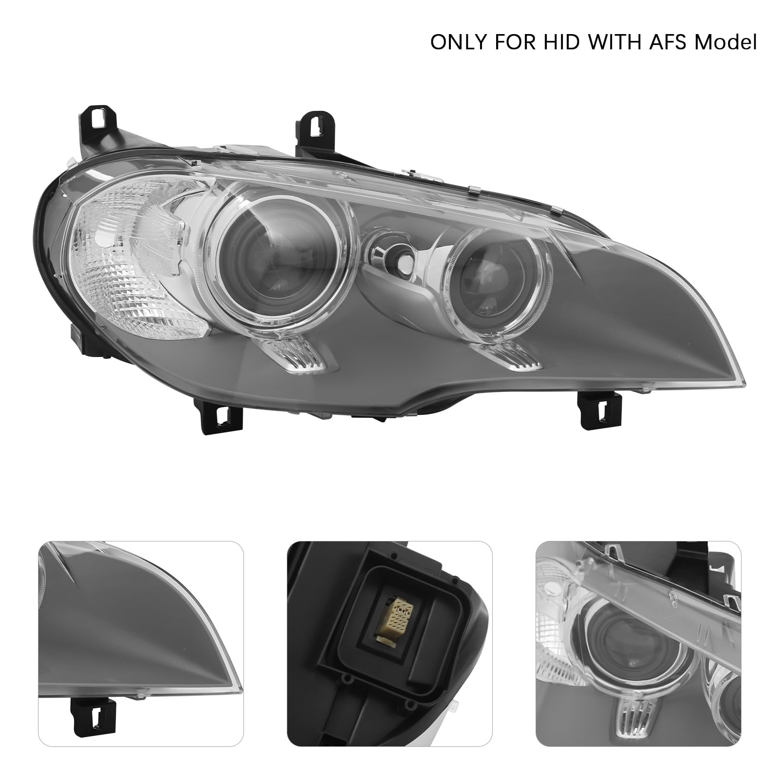 For 2011 2012 2013 BMW X5 Headlight Assembly Right Passenger Side
