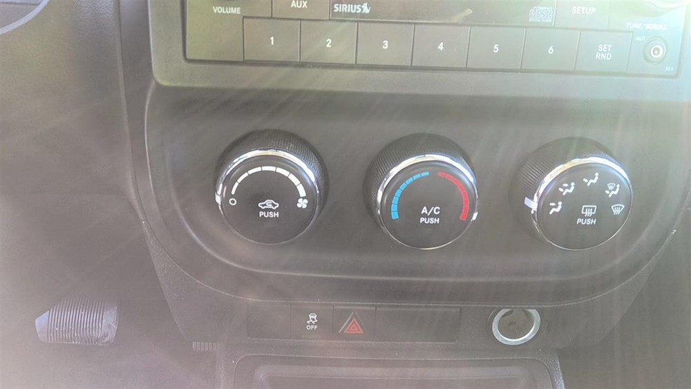 A/C Selector Switch fits 2016 Jeep Compass w/AC w/o automatic temperature