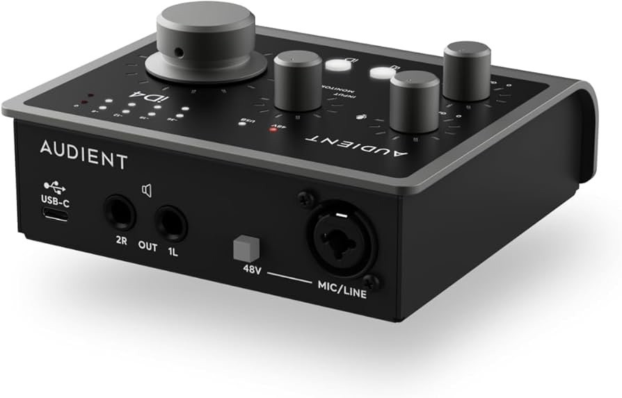 Audio Interface iD4 MKII, Class A Console Microphone Preamp (High Speed USB-C...