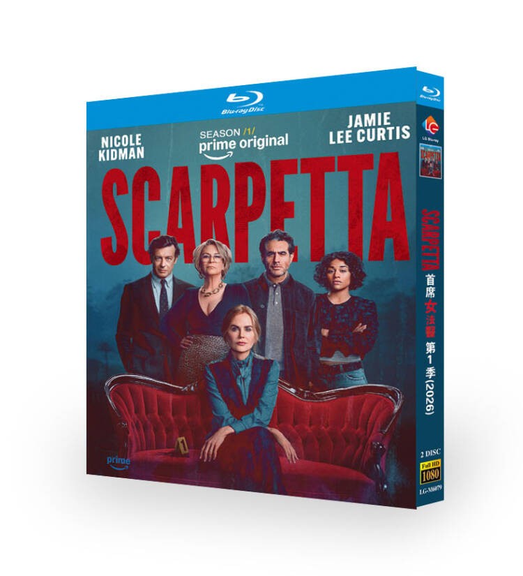 Scarpetta Season 1 (2026) 2 光盘全新密封盒套装-