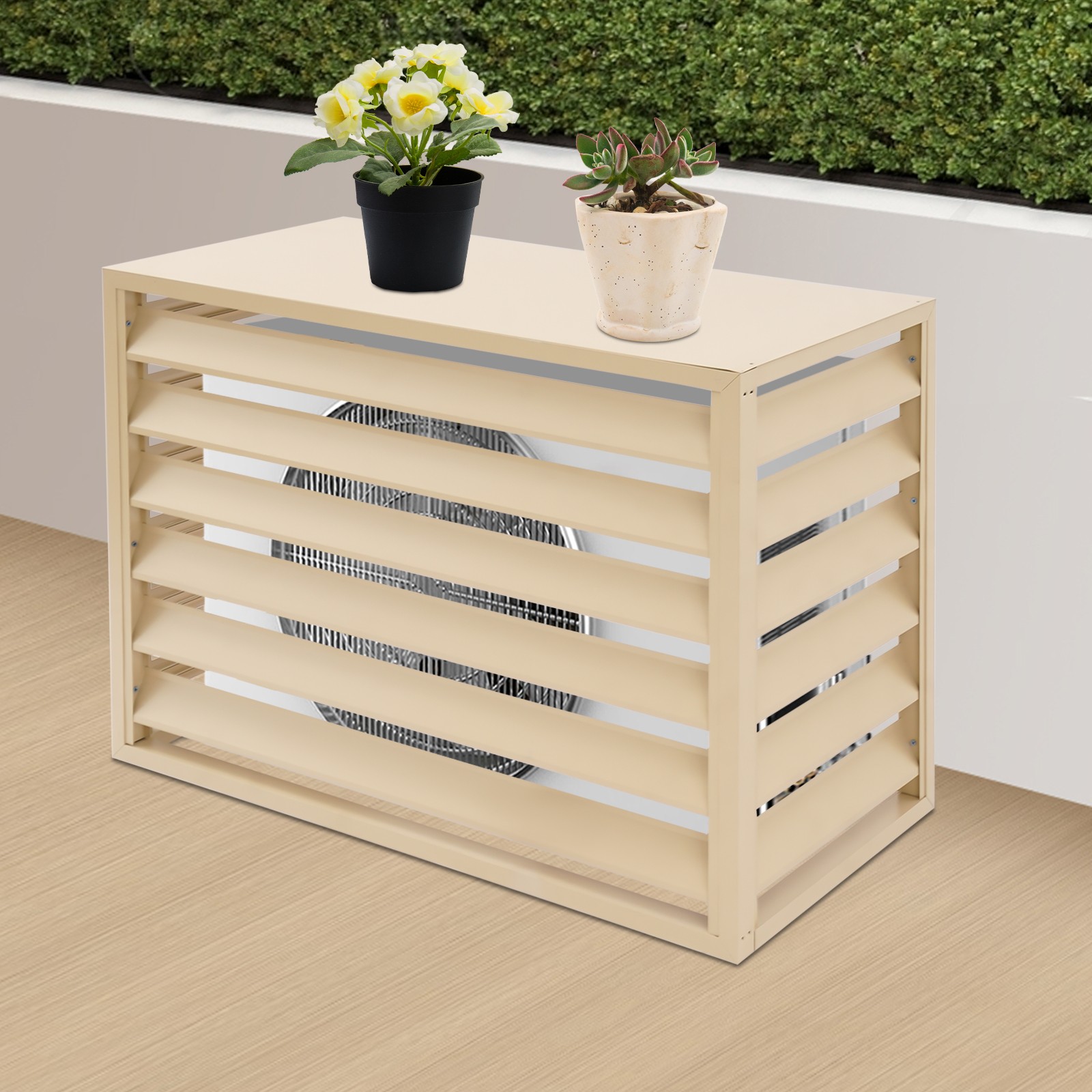 Air Conditioner Fence Screen Privacy Fence Air Conditioning Cover 100*50*70cm