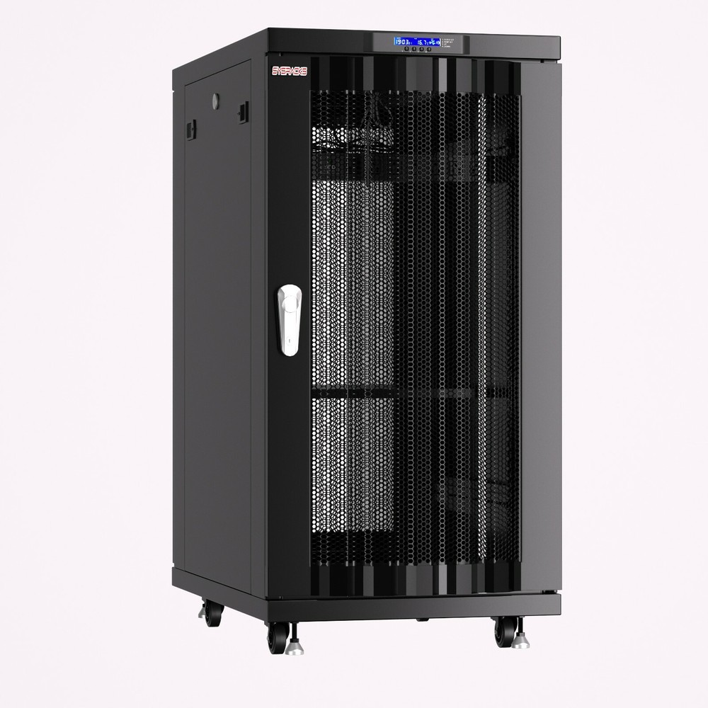 Server Rack 22U Network Cabinet 39" depth Data Server Cabinet - VENTED MESH DOOR