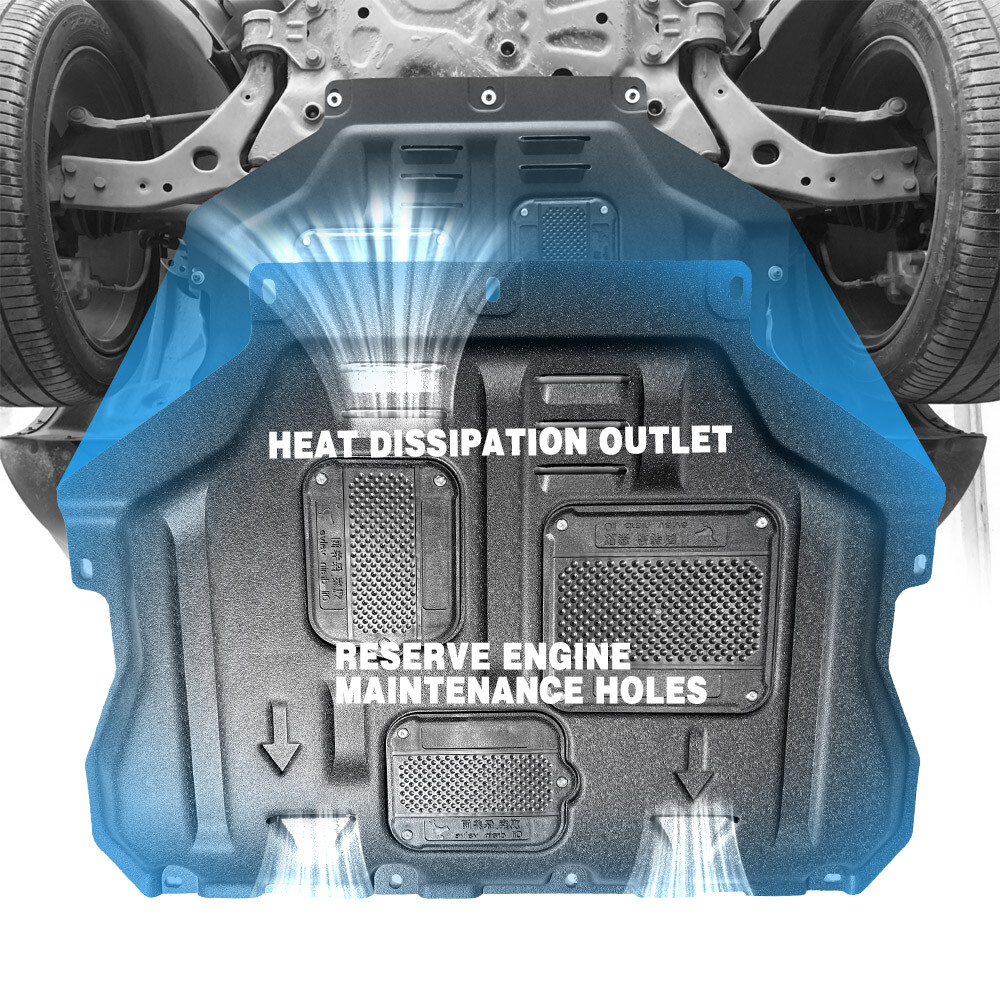 For Ford Escape 2013-2019 Auto Engine Cover Chassis Guards Shield Mud Flaps