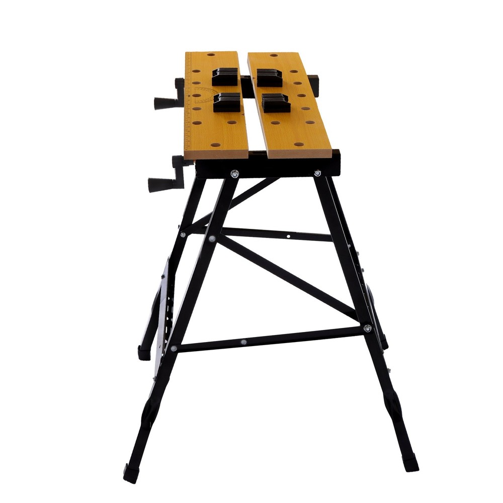 Adjustable Angles Foldable Workbench Work Table W/ Measuring Ruler & Protractor
