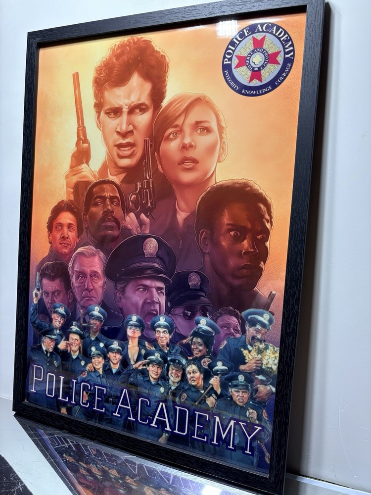 Police Academy A3 Sized Poster Frame