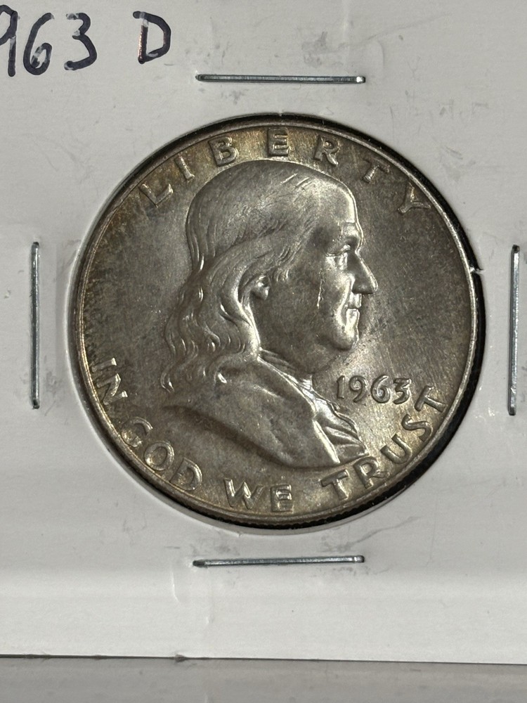 1963 D Franklin Half Dollar AU